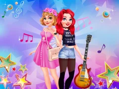 Xogo Princesses Music Stage en liña