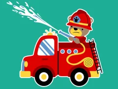 Animal Firetrucks Match 3 — 무료 온라인 게임