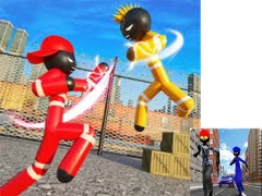 Stickman Police vs Gangsters Street Fight — 無料オンラインゲーム