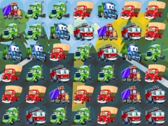 Spel Cartoon Trucks Match 3  på nätet