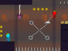 Red and Blue Stickman 2 — free online game