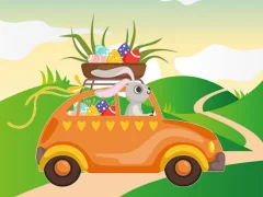 Bunnies Driving Cars Match 3 — 무료 온라인 게임