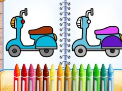 游戏Cute Bike Coloring Book在线
