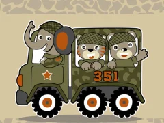 Spel Army Weapon Vehicles Match 3 på nätet