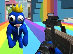 Rainbow Friends Survival — bezmaksas tiešsaistes spēle