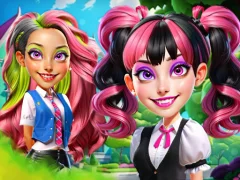 Princesses at Horror School เกมออนไลน์