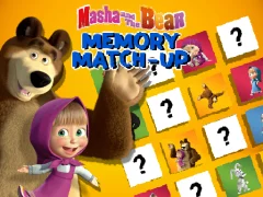 Cluiche Masha and the Bear Memory Match Up ar líne