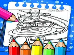 Captain America Coloring Book  — free online game