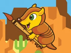 Happy Armadillo Coloring — free online game