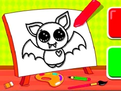 游戏Easy Kids Coloring Bat在线
