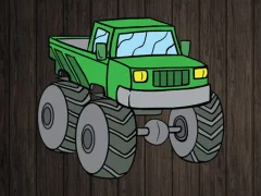 Spel Monster Truck Jigsaw på nätet