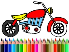 游戏Back To School: Motorbike Coloring在线