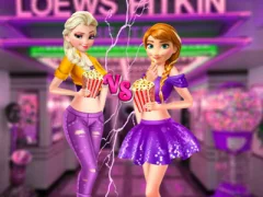 Ellie and Annie Movie Night เกมออนไลน์