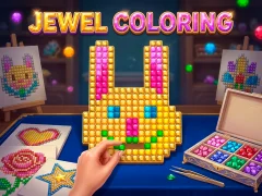 Lojë Jewel Coloring në internet