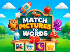 Match Pictures to Words 3D — 無料オンラインゲーム