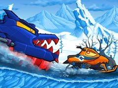 Car Eats Car: Winter Adventure — لعبة مجانية اون لاين
