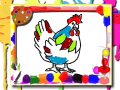 Chicken Coloring Book — free online game