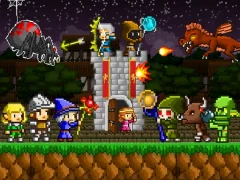 Jwèt Mini Guardians Castle Defense sou entènèt