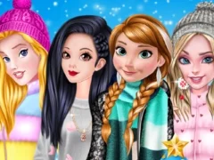 Princess Fashion Puffer Jacket เกมออนไลน์