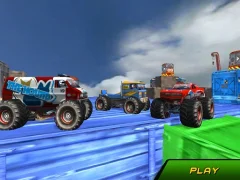 Xogo Monster Truck Stunts Sky Driving en liña