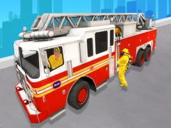City Rescue Fire Truck Games — bezmaksas tiešsaistes spēle