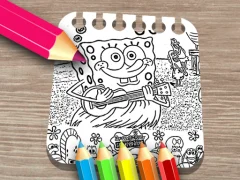 游戏Sponge on the Run Coloring Book在线