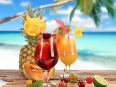 Spel Summer Drinks Puzzle på nätet