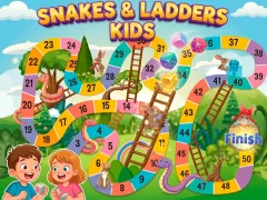 Permainan Snake & Ladder Kids secara online