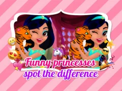 Spil Funny Princesses Spot The Difference online