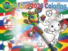 თამაში World Cup 2026 Coloring ონლაინ