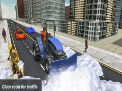 Xogo Grand Snow Clean Road Driving Simulator en liña