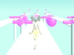 Girly Race Runner — bezmaksas tiešsaistes spēle