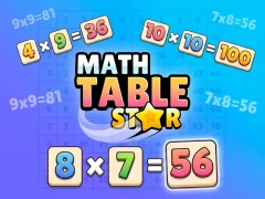 खेल Math Table Star ऑनलाइन