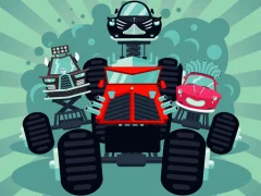Peli Crazy Monster Trucks Memory verkossa