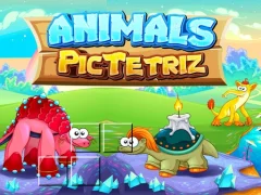Animals Pic Tetriz — لعبة مجانية اون لاين