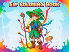 Elf Coloring Book