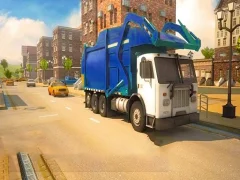 Xogo Road Garbage Dump Truck Driver en liña