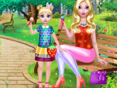Spill Mommy & Daughter Summer Day  online