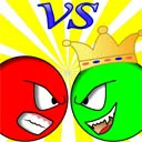 Leikur Red Ball vs Green King   á netinu