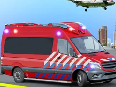 Xogo City Ambulance Emergency Rescue en liña
