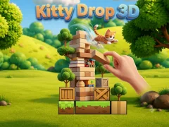 Igra Kitty Drop 3D online