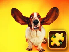 Spel Funny Dogs Puzzle på nätet