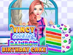 Гаме Vincy Cooking Rainbow Birthday Cake онлајн