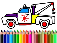 Back To School: Trucks Coloring — free online game
