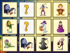 Igra Halloween Cards Match spletu