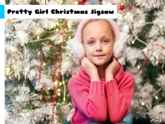 Laro Pretty Girl Christmas Jigsaw online