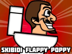Skibidi Flappy Poppy — bezmaksas tiešsaistes spēle