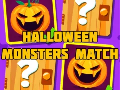 Spel Halloween Monsters Match på nätet
