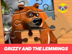 Igra Grizzy and the Lemmings Jigsaw Puzzle Planet spletu