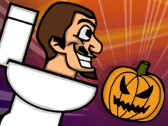 Гульня Skibidi And The Pumpkin онлайн